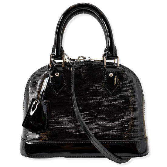 Louis Vuitton Black Noir Epi Alma BB Crossbody Bag - ShopperBoard