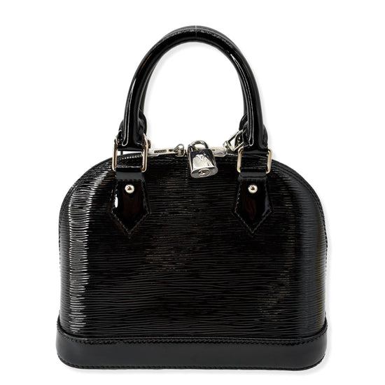 Louis Vuitton Black Epi Electric Leather Alma MM Bag – Bagaholic