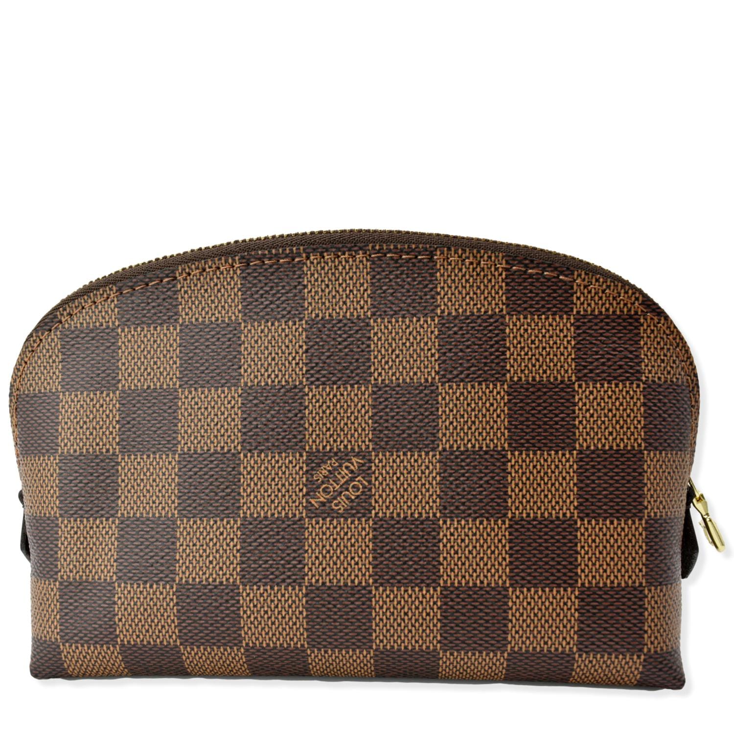 Louis Vuitton Cosmetic Pouch PM in Damier Ebene - New*