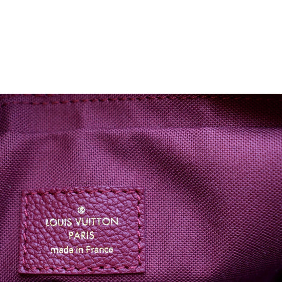 Louis Vuitton Pink Monogram Empreinte Vosges MM Top Handle Bag Louis Vuitton