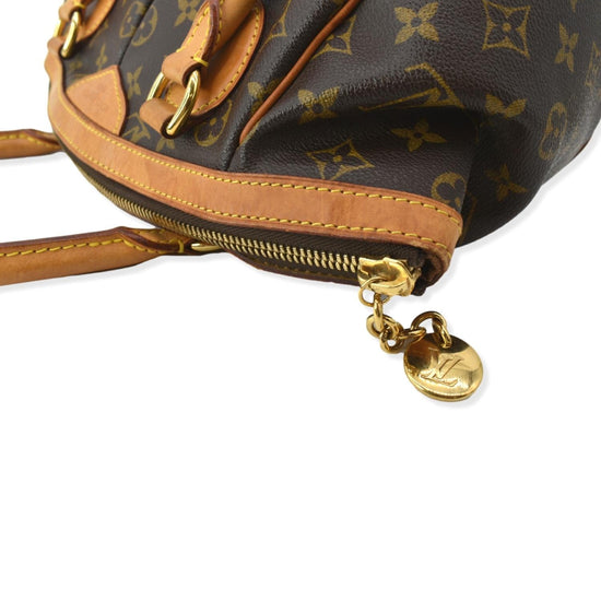 Tivoli handbag Louis Vuitton Brown in Cotton - 32778769