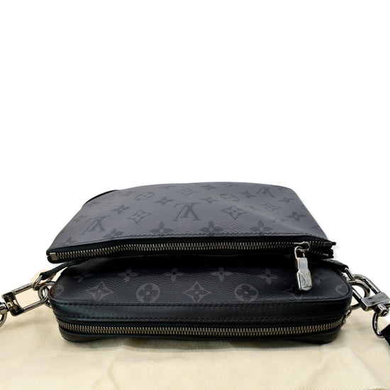 LV Trio Messenger Monogram Eclipse, Luxury, Bags & Wallets on