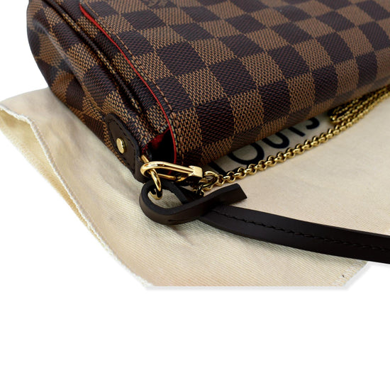 ❌SOLD❌ 💟Authentic Louis Vuitton Favorite MM Damier Ebene Crossbody  (FL3174)+Dust Bag💟 - Reetzy