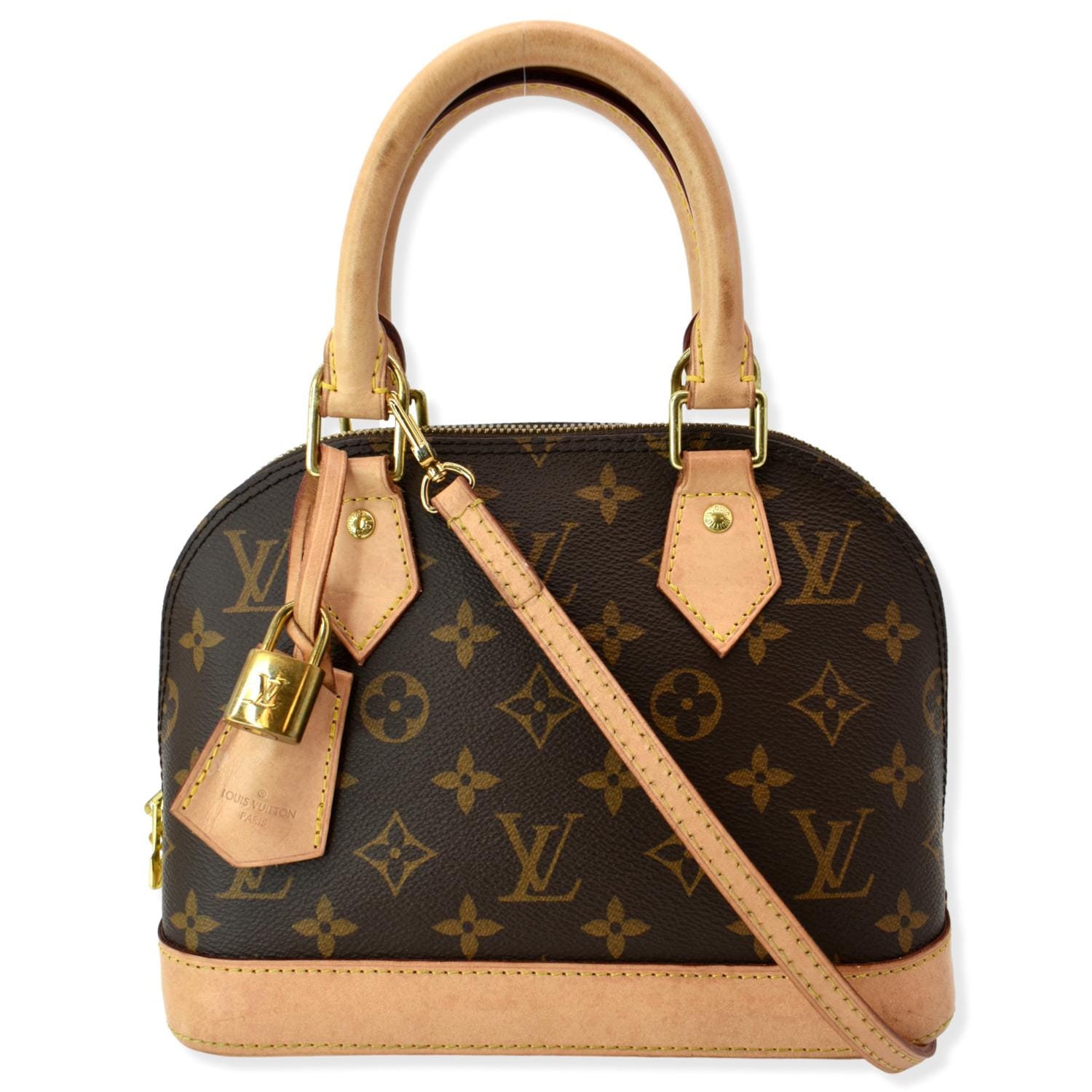 Louis Vuitton Alma Bb Brown Damier Ébène Canvas Cross Body Bag -  MyDesignerly