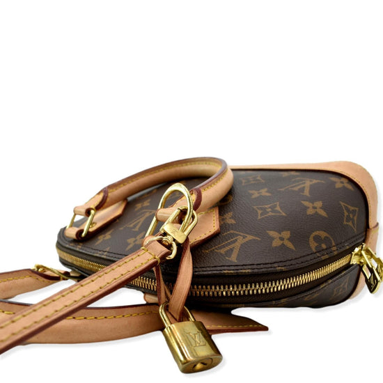 Alma handbag Louis Vuitton Brown in Synthetic - 36167164