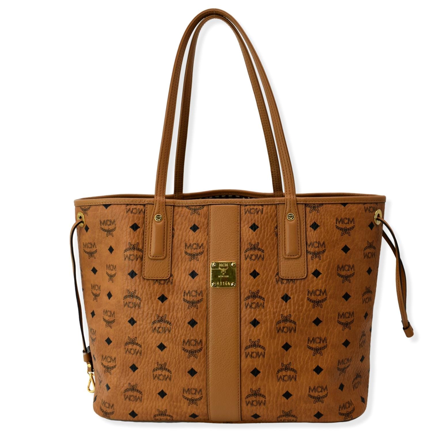 MCM Visetos Reversible Monogram Tote