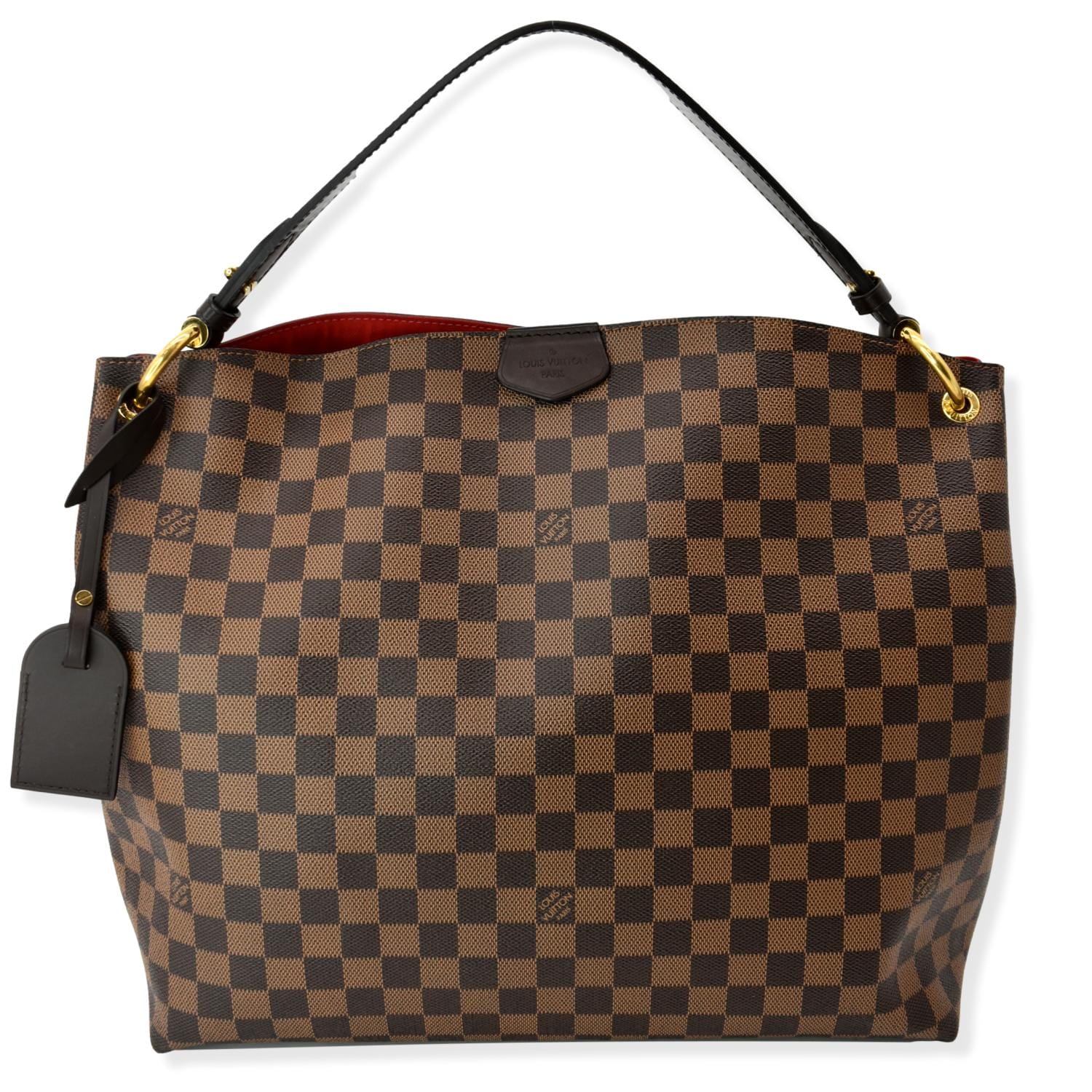 Louis Vuitton Graceful MM Damier Ebene Shoulder Bag