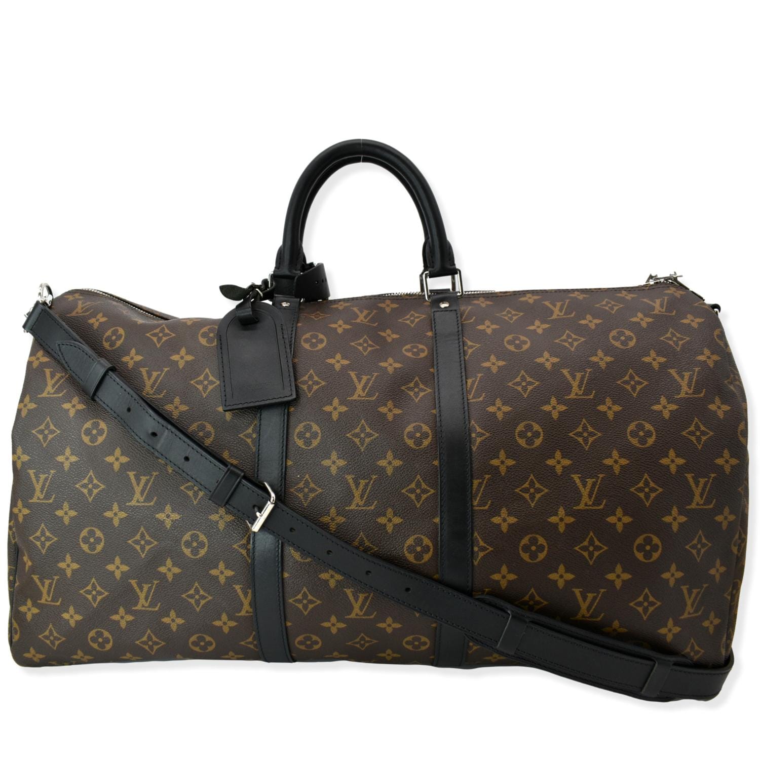 RvceShops Revival, Brown Louis Vuitton Monogram Keepall 55 Travel Bag