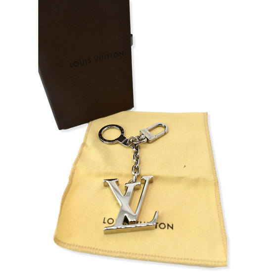 Louis Vuitton LV Initiales Key Holder Bag Charm Silver