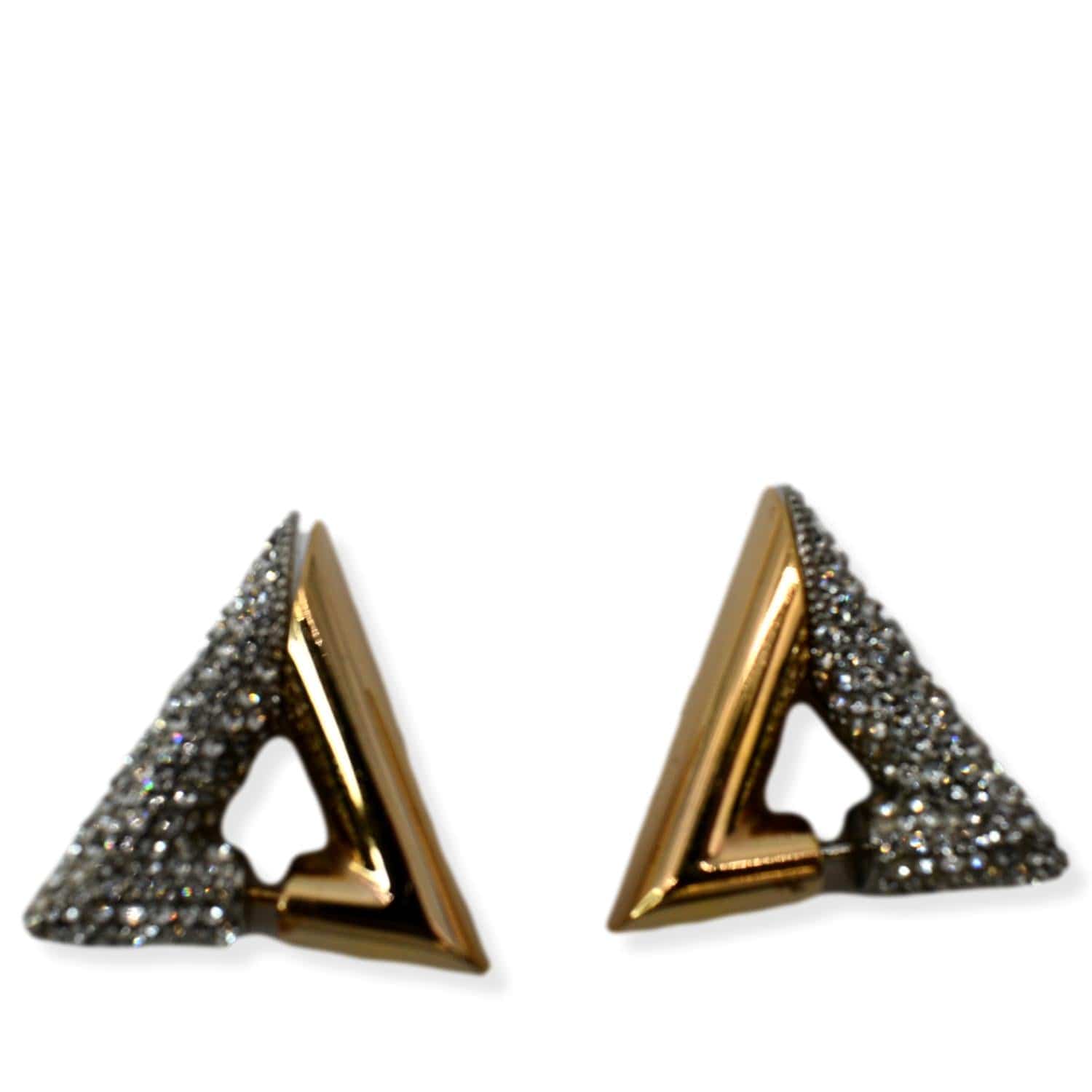 Louis Vuitton Crystal Volt Earrings