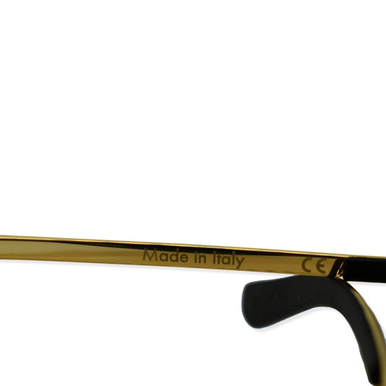 LOUIS VUITTON Metal The Party Aviator Sunglasses Z0997W Gold