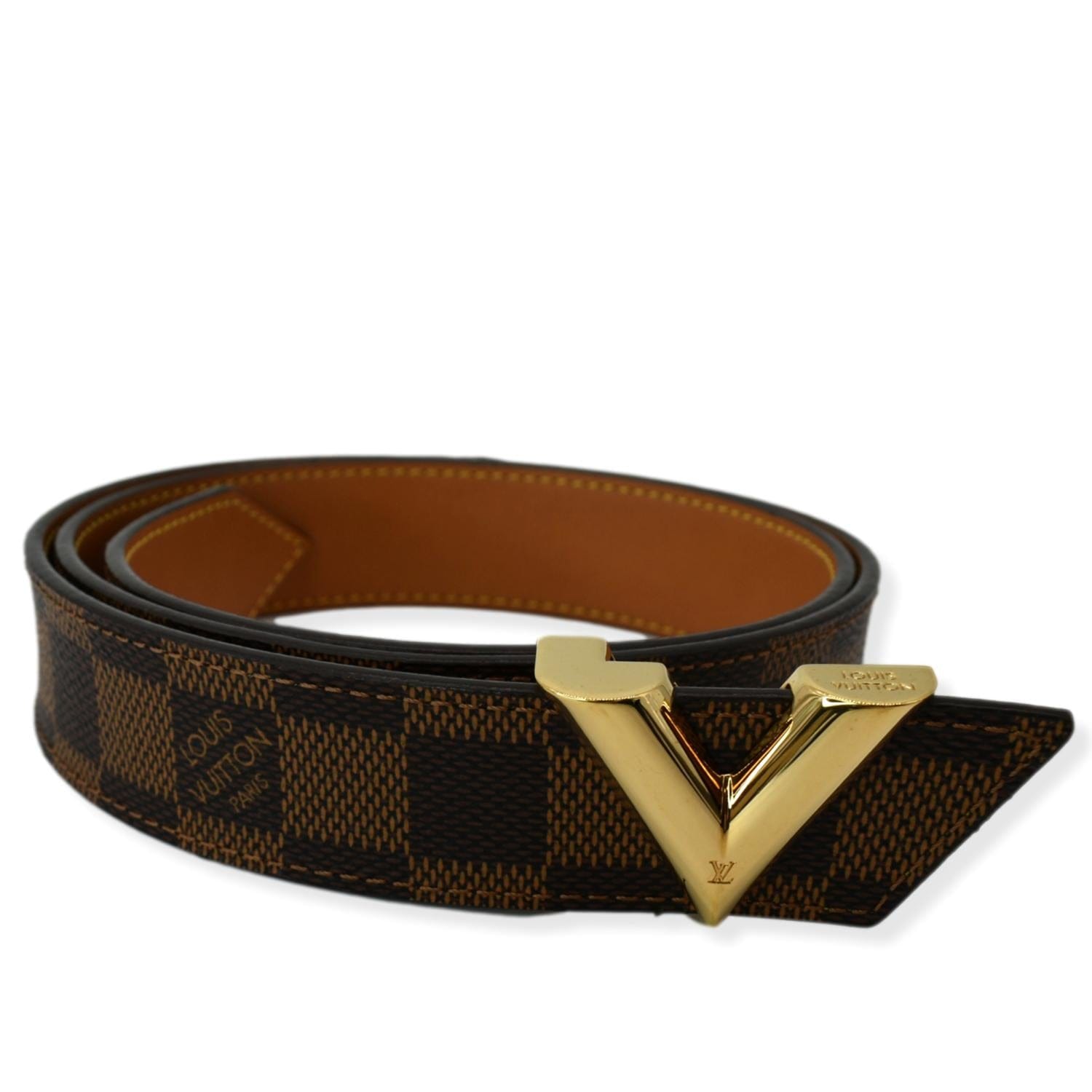 Louis Vuitton, Accessories, Louis Vuitton Damier Ebene Belt M987