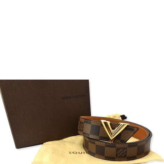 Louis Vuitton Essential V Leather Belt