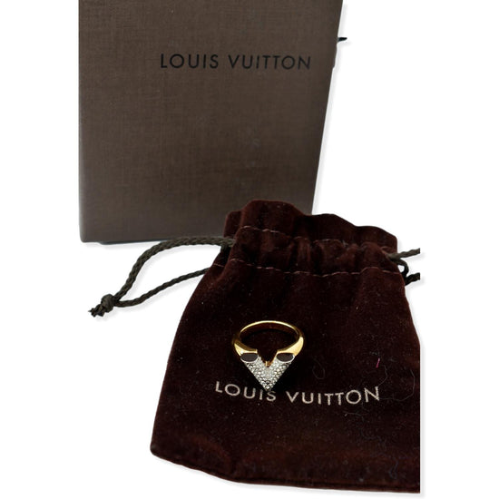 Louis Vuitton Swarovski Essential V Strass Necklace 556052