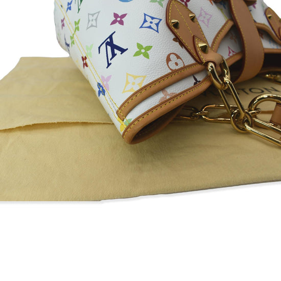 LOUIS VUITTON Monogram Multicolor Annie GM White 41957