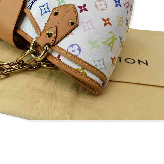 LOUIS VUITTON Monogram Multicolor Annie GM White 41957