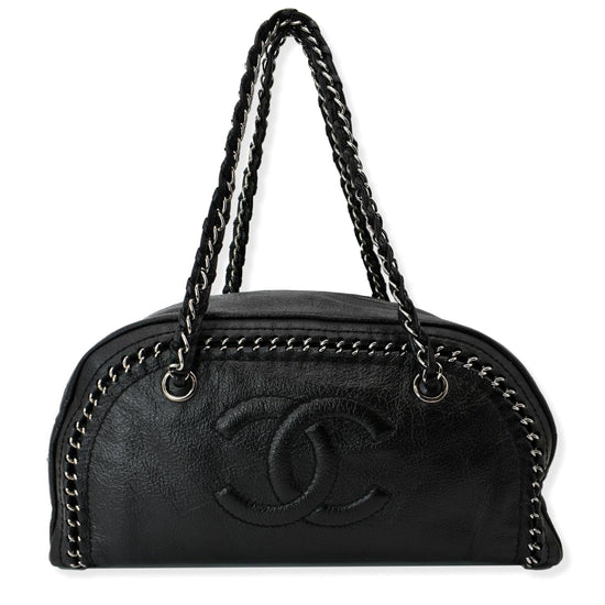 Chanel CC Chain Zip Bowling Bag