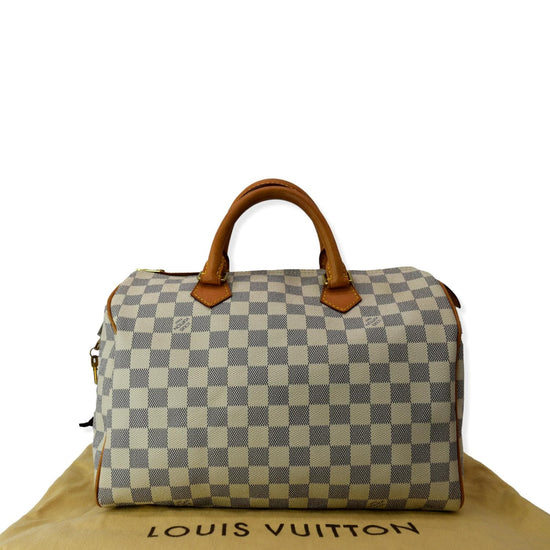 Louis Vuitton Speedy 30 Damier Azur Canvas Tote-TheShadesHut