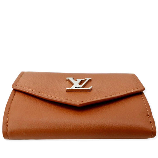 Louis Vuitton Red Leather Lockmini Wallet at 1stDibs