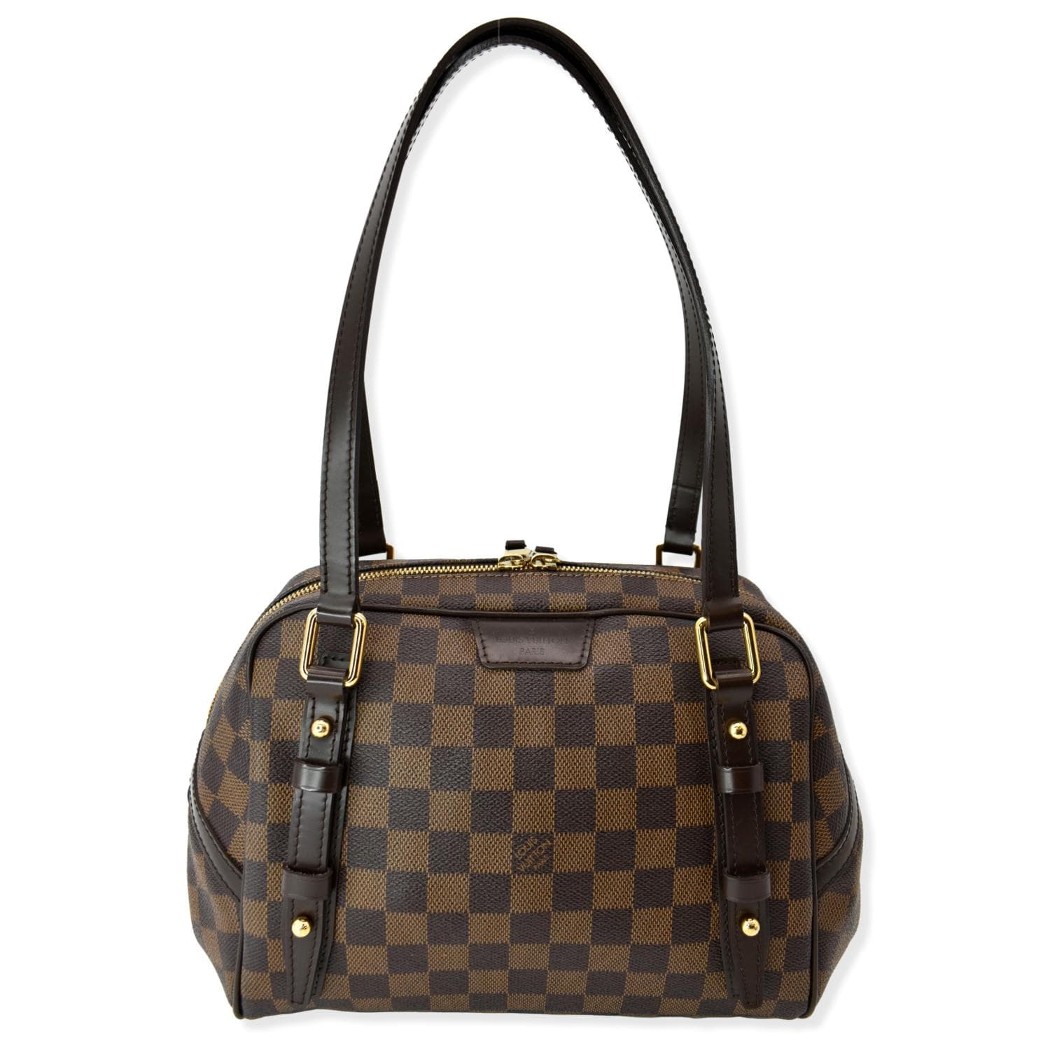 Louis Vuitton Rivington PM Damier Ebene Shoulder Bag Brown