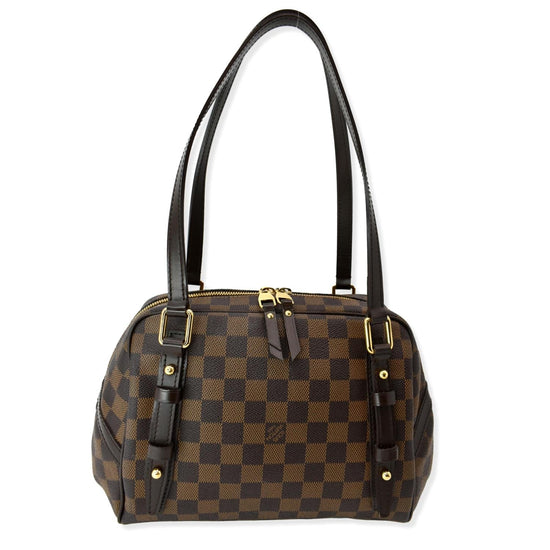 lv brown checkered bag