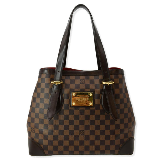 Louis Vuitton Damier Ebene Hampstead MM Handbag, Luxury, Bags