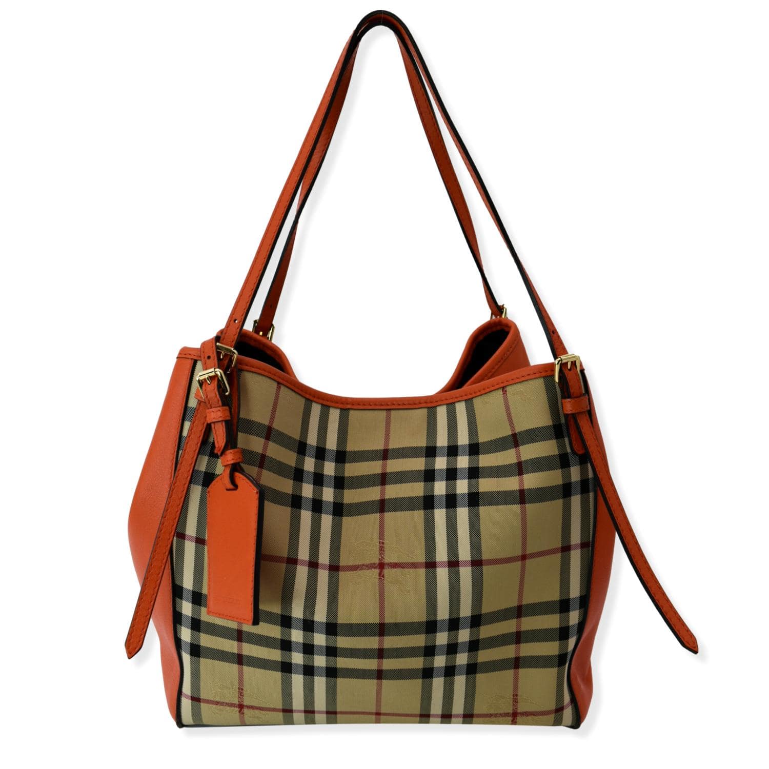 BURBERRY Canterbury Haymarket Check Tote Bag Multicolor