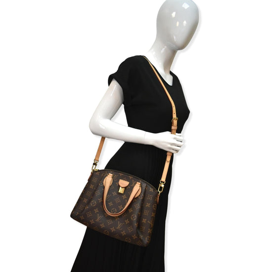 Rivoli leather handbag Louis Vuitton Brown in Leather - 32425565