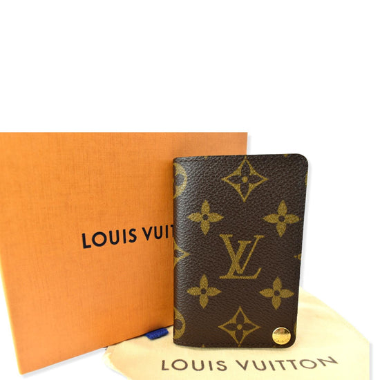 Vintage Louis Vuitton LV Brown Monogram Jotter Note Card Case