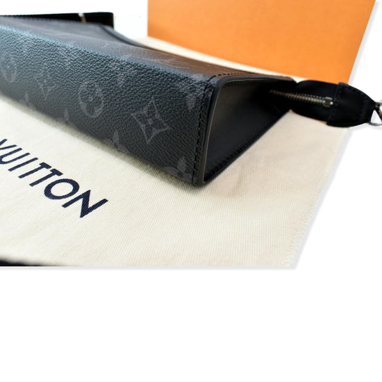 Louis Vuitton Gaston Wearable Wallet Monogram Eclipse Reverse Black in  Coated Canvas/Leather - US