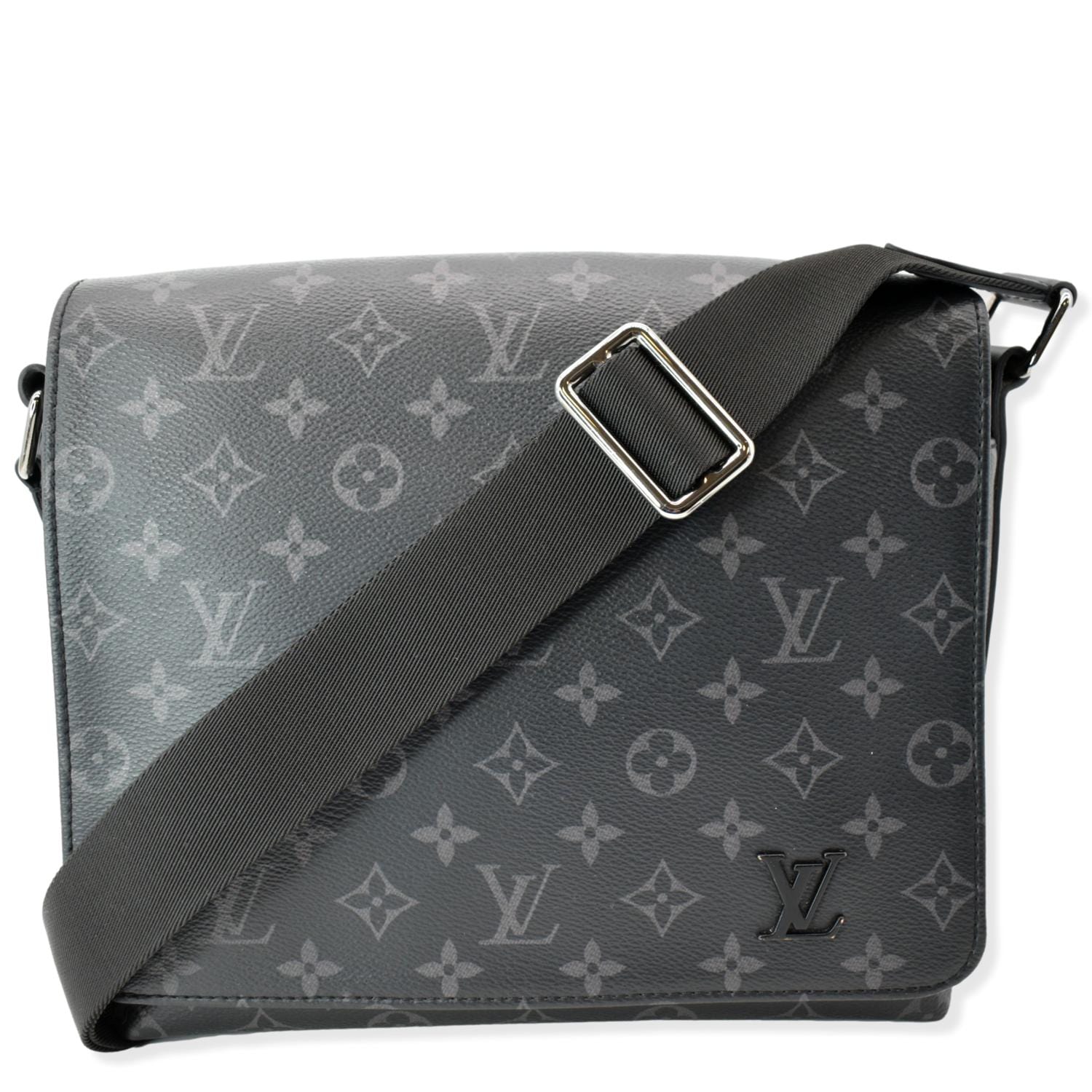 Louis Vuitton District PM Messenger Bag in Black, Men's