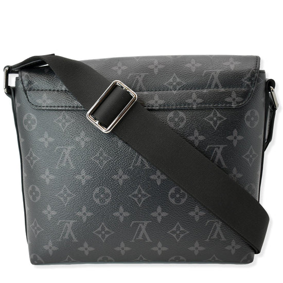 LV LV Men e Sling Bag Monogram Eclipse Canvas in 2023