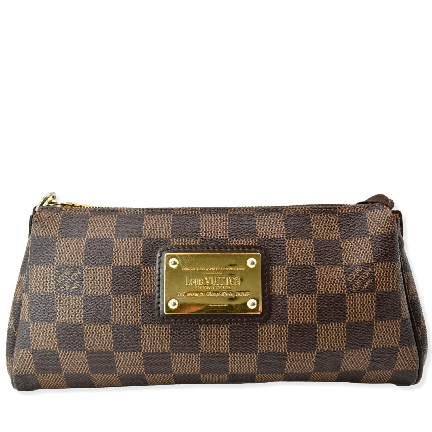 Louis Vuitton Damier Ebene Eva Pochette Bag