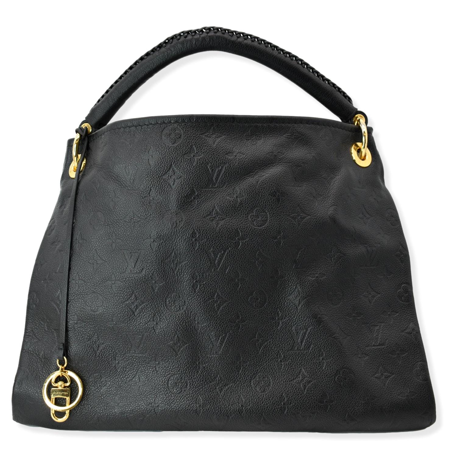 Louis Vuitton Black Monogram Empreinte Leather Artsy MM Bag Louis