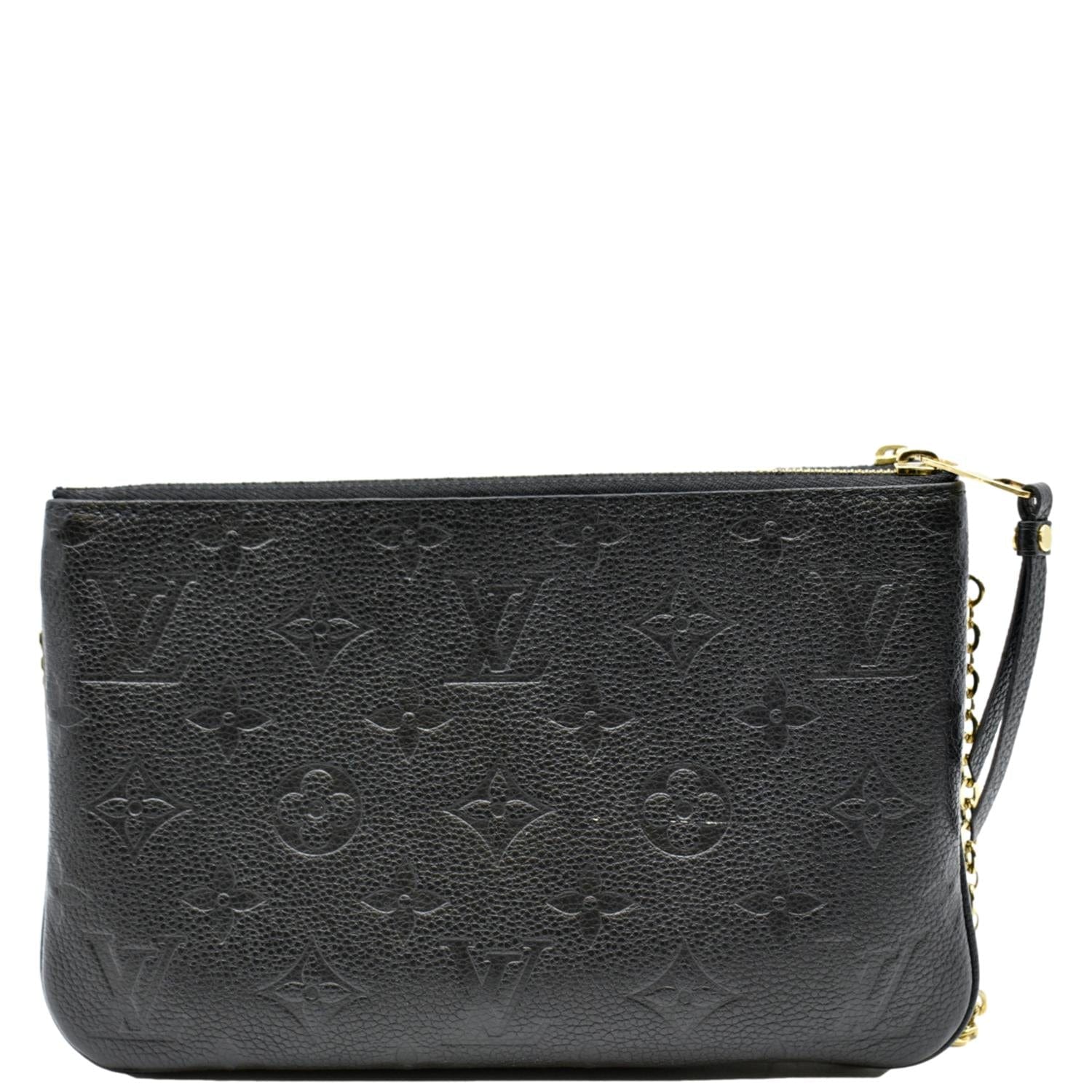 Double Zip Pochette Monogram Empreinte Leather - Wallets and Small Leather  Goods