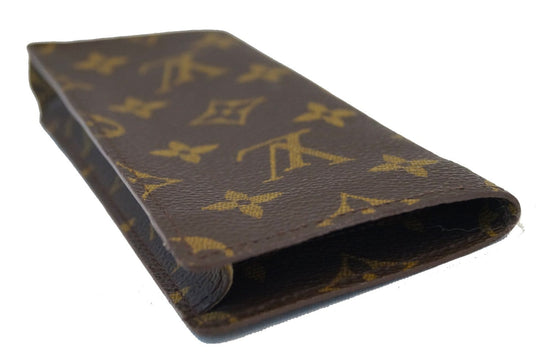 Sunglass or eyeglass case upcycled from authentic Louis Vuitton