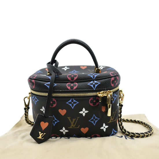 Louis Vuitton Vanity PM Game On Black in Coated Canvas with Gold