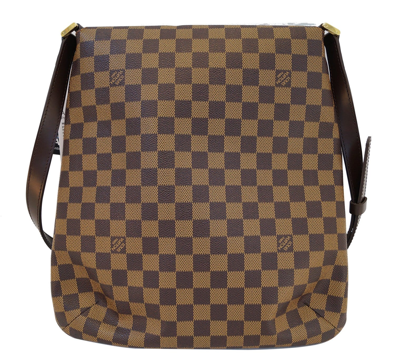 Louis+Vuitton+Musette+Salsa+Damier+Ebene+Crossbody+GM+Brown+Canvas for sale  online