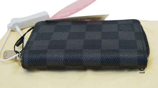 Louis Vuitton Zippy Coin Purse Damier Graphite Vertical at 1stDibs