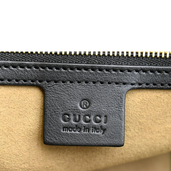 GUCCI Padlock Medium GG Supreme Canvas Shoulder Bag Beige 479197