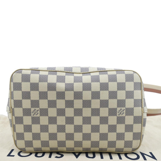 Louis Vuitton Braided Handle NeoNoe Handbag Damier MM White 1393801