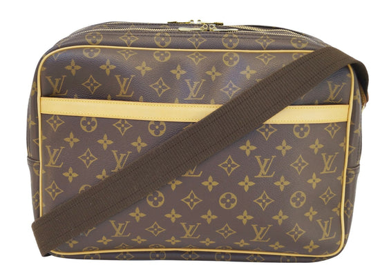 Black Louis Vuitton Monogram Reporter GM Crossbody Bag