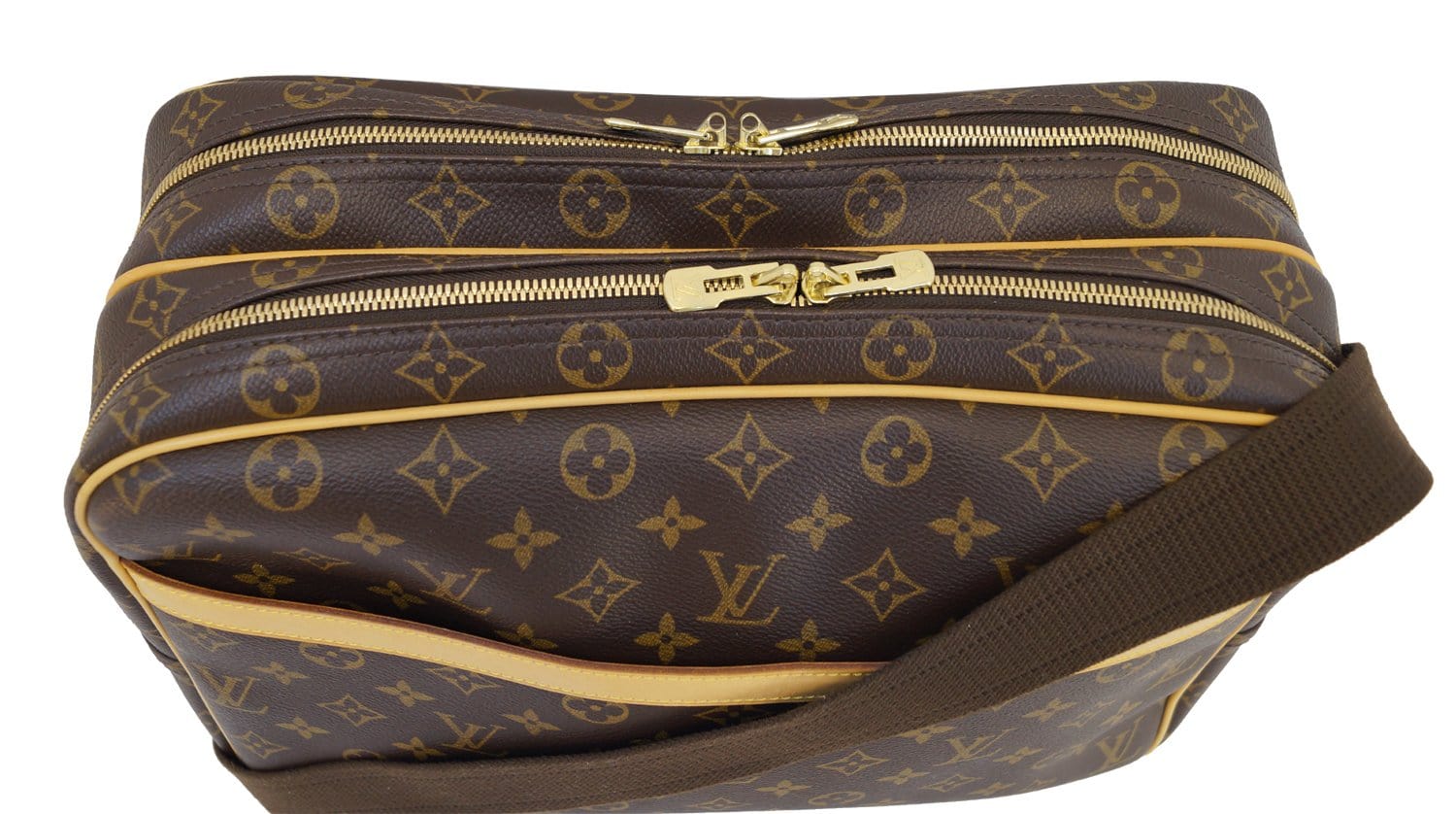 Vintage Louis Vuitton Monogram Reporter Bag Eclair Zipper, Luxury