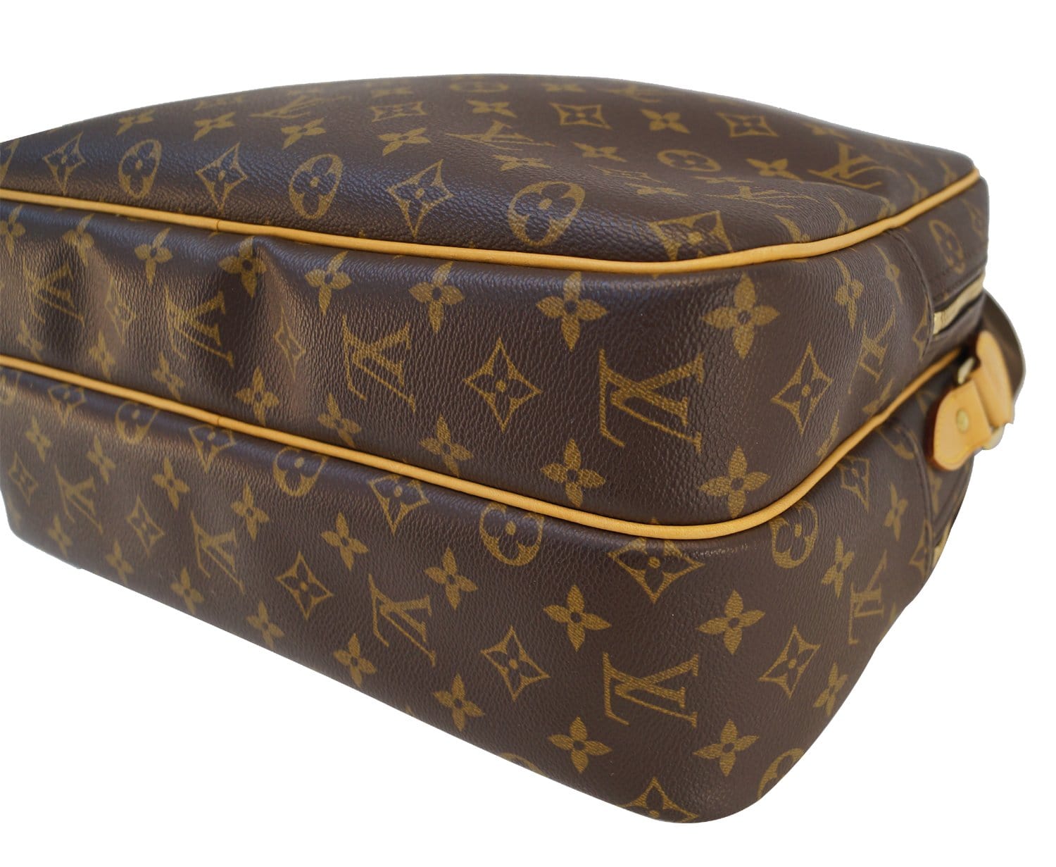 Authentic LOUIS VUITTON Monogram Reporter GM Shoulder Bag E3115