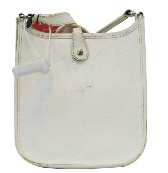 Hermes, Bags, Auth Hermes Vespa Tpm H Engraved Vo Epson Womens Shoulder  Bag White
