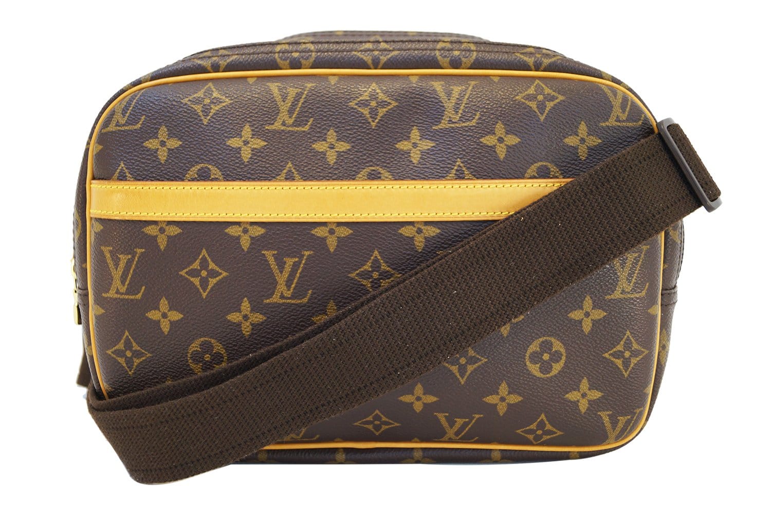 Authentic LOUIS VUITTON Reporter Pm Bag Monogram Canvas LV 