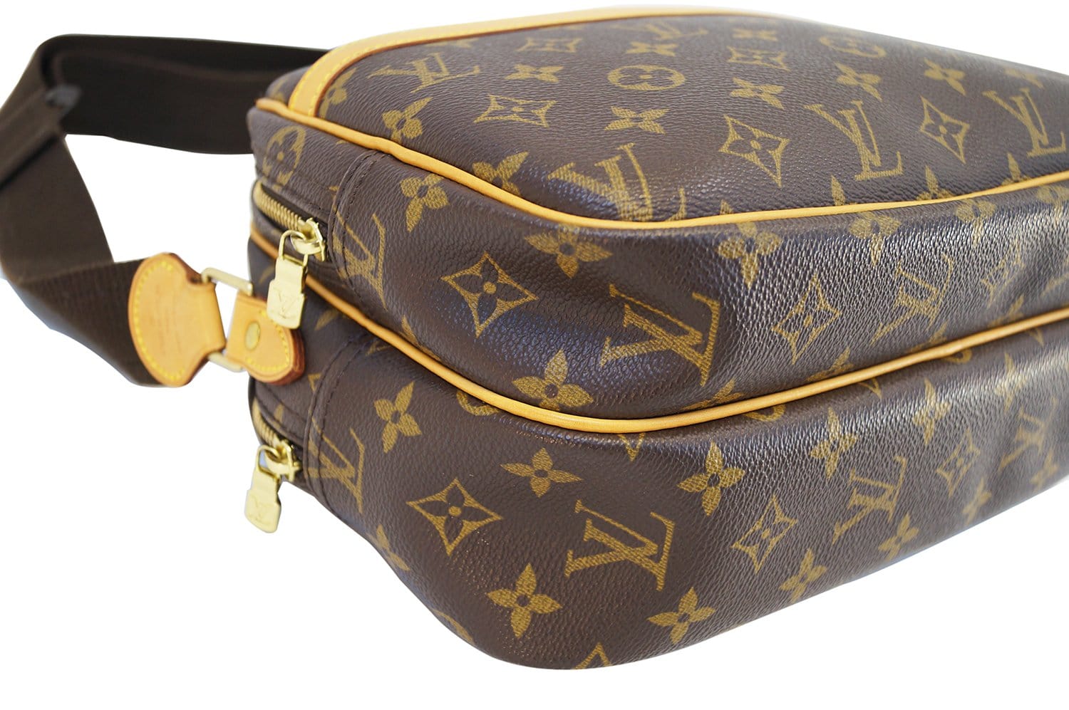 LOUIS VUITTON Monogram Reporter PM Shoulder Bag