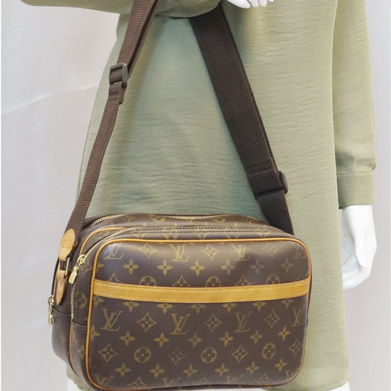Louis Vuitton Reporter PM bag in brown monogram canvas - DOWNTOWN UPTOWN  Genève