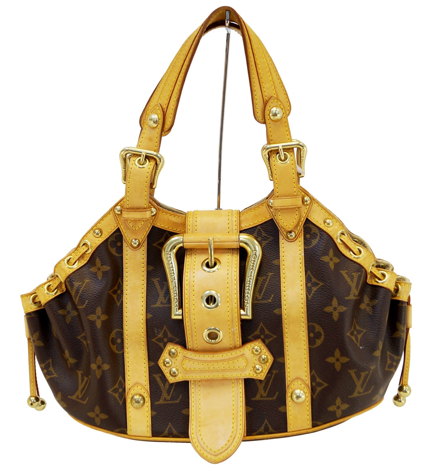 Louis Vuitton Monogram Theda GM Bag Gold