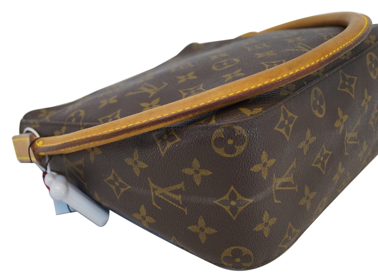 LOUIS VUITTON Monogram Looping MM Brown Shoulder Bag